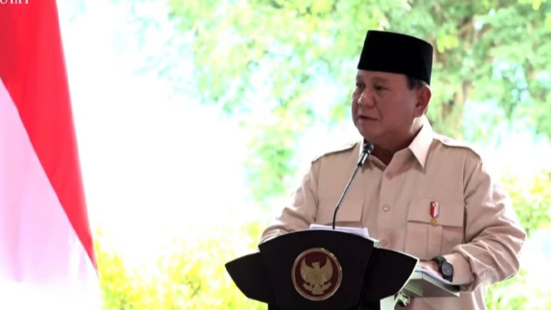 Prabowo Mengaku Beruntung Bisa Resmikan 26 Pembangkit Listrik Warisan Jokowi